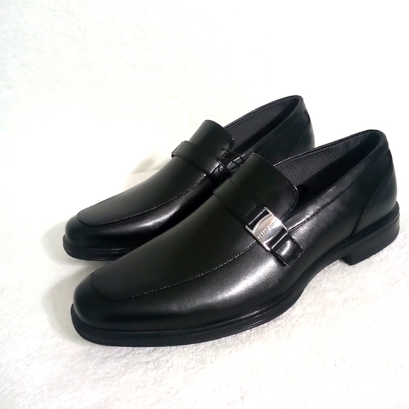 PERRY ELLIS MEN'S JUSTIN LOAFER | SIZE 11.5 | BLACK - Picture 4 of 11